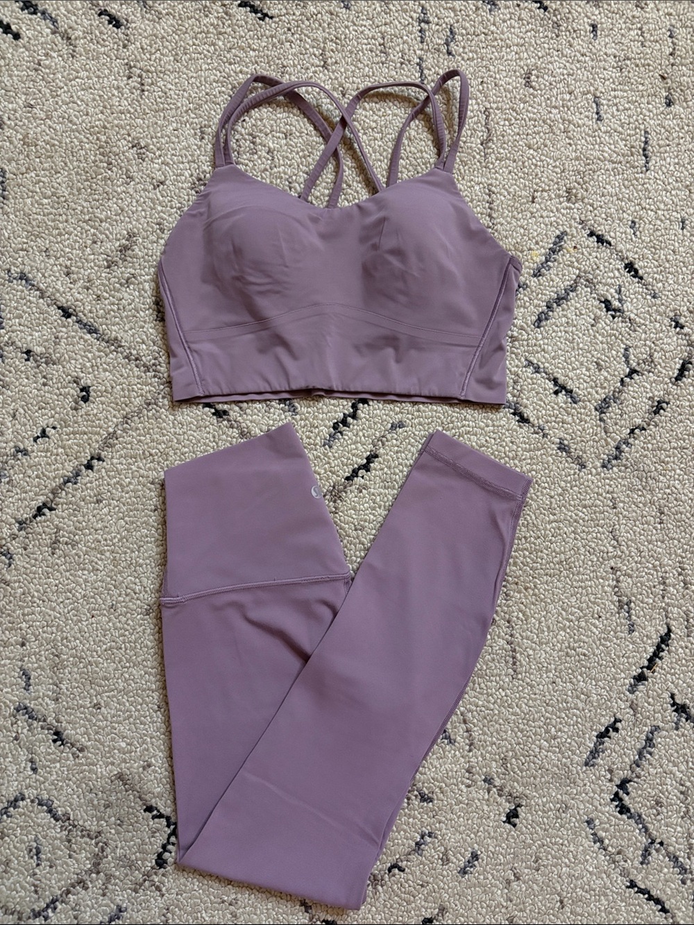 Lululemon set 6/4 shade twilight Rose